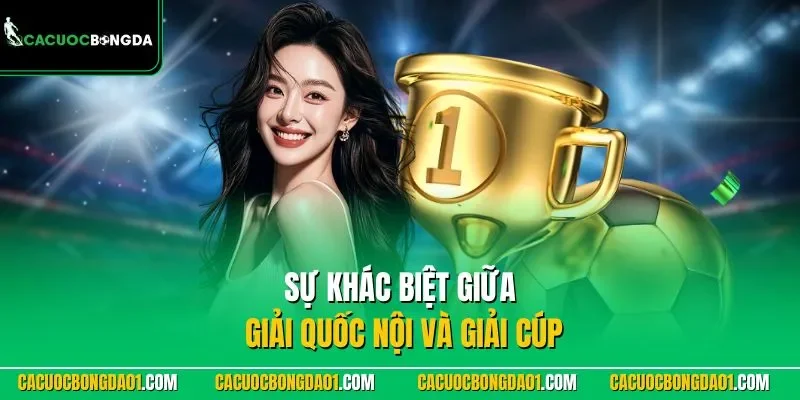 Sự khác biệt giữa giải quốc nội và giải cúp